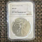 U.S. Mint 2012 American Silver Eagle $1 1 oz .999 NGC MS69 8689905-018
