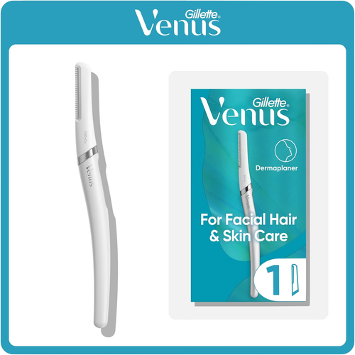 Gillette Venus Scham Gesichtshaar- & Hautpflege glatt leuchtender Rasierer Rotationstrimmer - Bild 3 von 13