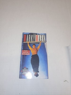 The Marky Mark Workout 1993 VHS Mark Wahlberg Exercise 90 s Nostalgia Excellent