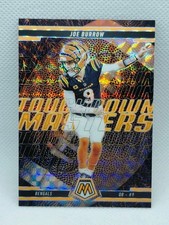 2025 Joe Burrow Mosaic Touchdown Masters Silver NFL Football Insert # 3 Bengals 