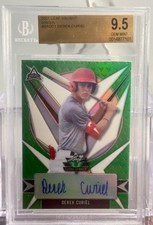 2021 Leaf Valiant Derek Curiel Green Prospect Auto Autograph #BA-DC1 BGS 9.5/10