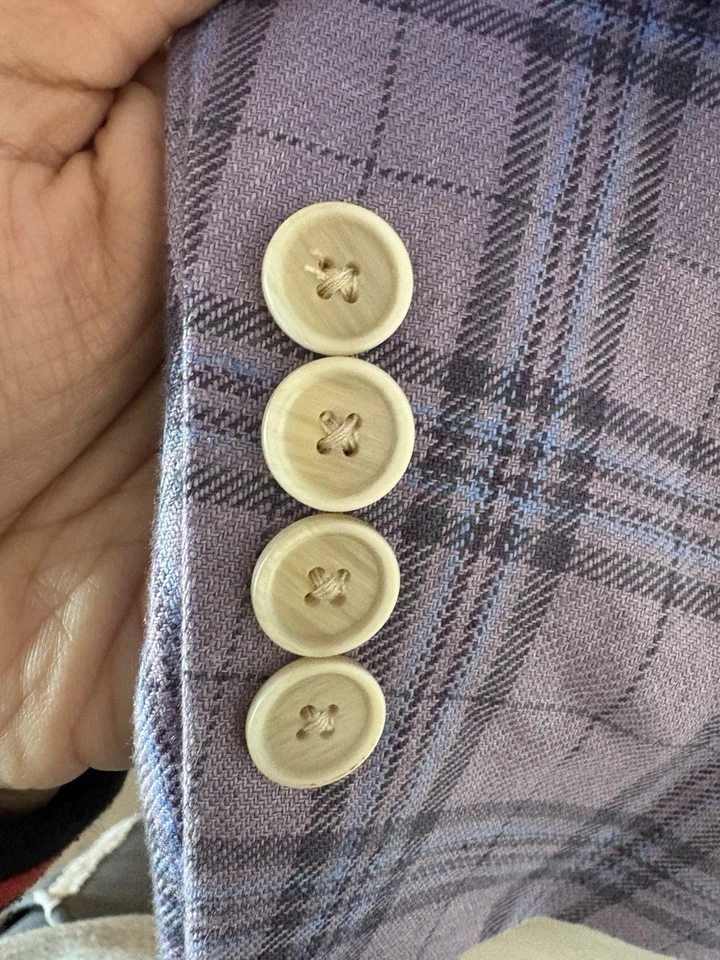 Tallia Verdello Men’s Size 46R 100% Linen Sports Coat. NWT. MSRP $295 - Image 2 of 4