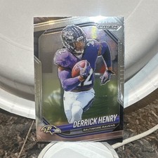 Derrick Henry 2025 Panini Prizm #168 Baltimore Ravens Football Card Base Set