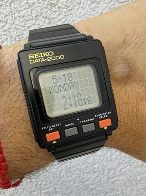 Rare Seiko Data-2000 UW01 w/ Keyboard, Box & Papers – 1980s Early