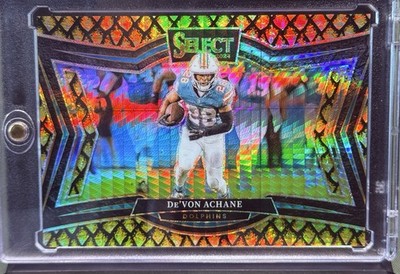 2024 Select Gold Dragon Scale Prizm Devon Achane 10/15 Dolphins