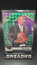 2021 Panini Mosaic - Man of the Year Cris Carter #277 Green Mosaic Prizm