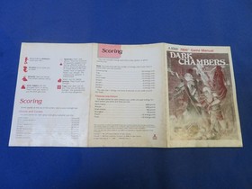 Dark Chambers (Atari 7800, 1988) *CX7837* BOX AND MANUAL ONLY* NO GAME