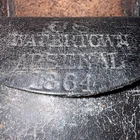 1864 Watertown Arsenal Percussion Cap Pouch Civil War Union Army Original