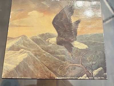 Keepsake Trinket Wood Jewelry Box Bald Eagle
