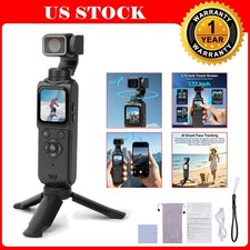 1.72" 4K-Pocket Tripod Action Camera Cam Vlog Video Recorder Handheld 330&deg; 256G