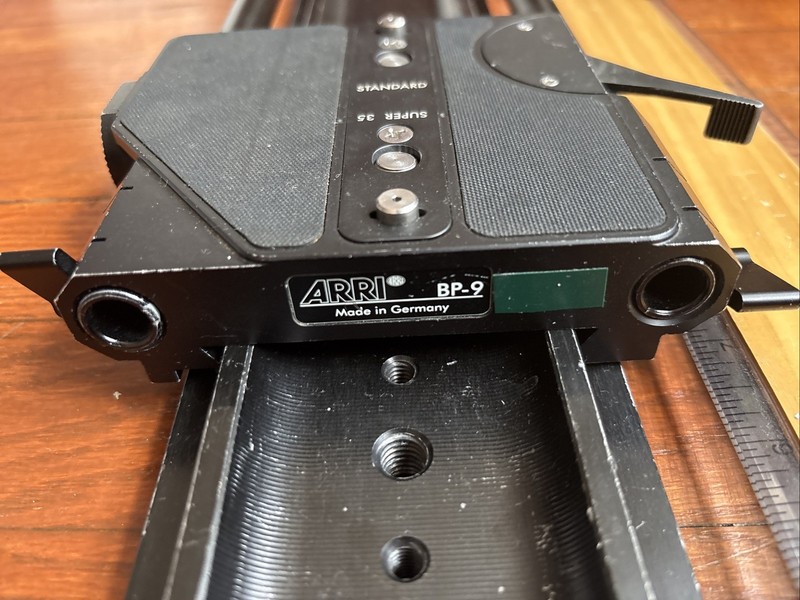 ARRI BP-9 Bridge Plate Elements 18’ Dovetails And Rods For Arriflex Red Camera