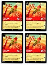  119 Peter Pan - Fearless Fighter Playset x4 Disney Lorcana The First Chapter 4x