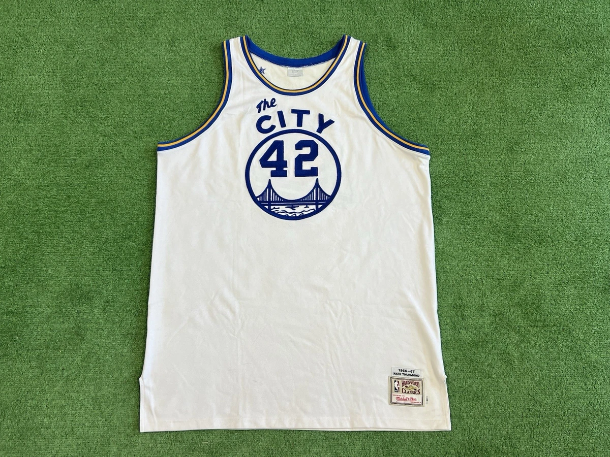 Mitchell & Ness Golden State Warriors White NBA Fan Apparel