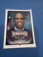 Decision 2024 Update Scott Turner #216 1/1 Foil Election Day #'d/1 Texas 🌎0118