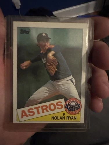 Topps 1985 Nolan Ryan #760 Houston Astros Base Set MLB Baseball Trading Card