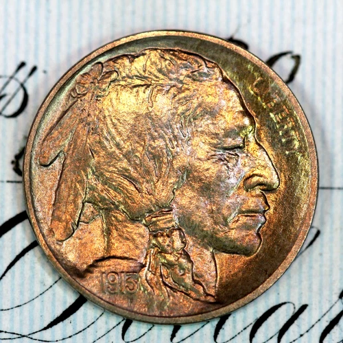 * 1913 TYPE 2 * PRISTINE++ GEM PROOF BUFFALO NICKEL * FROM ORIGINAL COLLECTION