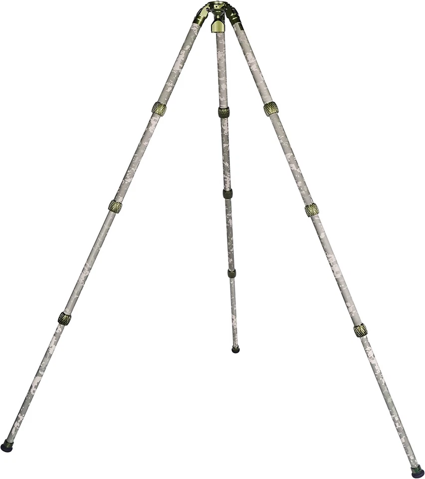 Sirui CT-3204 Pro Carbon 4-Step Tripod Legs Only Green Digi Camo Flat/75mm Bowl - Image 2 of 4