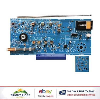DIY AM/FM Radio Kit with Soldering Needed for Educational Electronics Fun