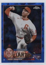 2023 Topps Chrome Update Sapphire Edition John Brebbia #USCS157 fm0