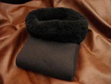 Grand Vrai Mouton Fußtasche Chauffe-Pieds Chancelière Fourrure - Braun Brun