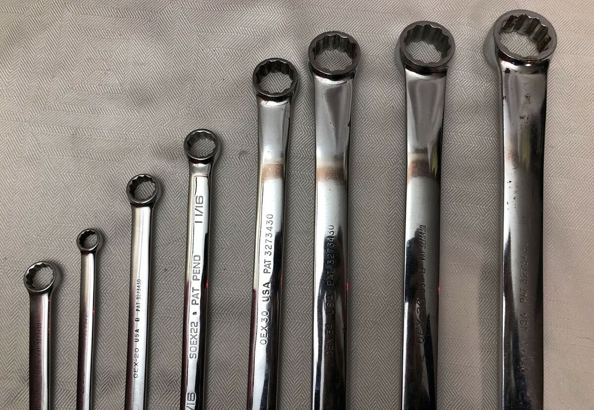 SNAP-ON open end 12 pt set of 8 pieces OEX 40-36-34-30-22-20 SNAP-ON open end 12 pt set of 8 pieces OEX 40-36-34-30-22-20