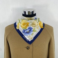 Vintage Hanae Mori Handkerchief Neckerchief Bandana Pocket Square Gift
