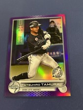 2022 Topps NPB Chrome Tatsuhiro Tamura Refractor #162 Purple /299 RC