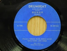 Marshall Wayne Maurice Holton 45 Bongo bw Ibo on Drumbeat Detroit funk Ethnic