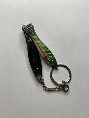 2pcs Multi Fishing Design Stainless Steel Toe Nail Clippers Curve Cut Style