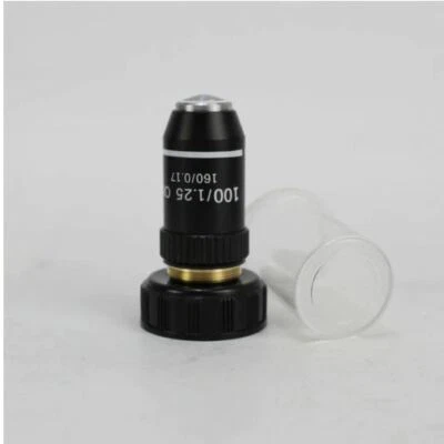 Ken-A-Vision 100X (Oil) Achromatic Microscope Objective Lens (BLK) - In Canister
