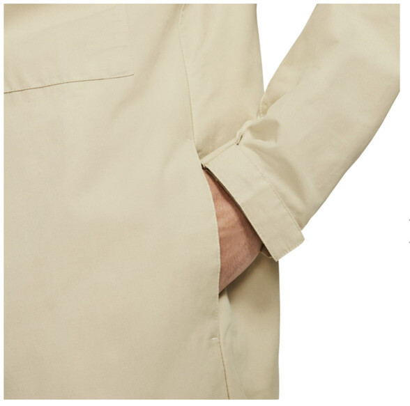 SACAI X NIKE Nike Uomo Abbigliamento Sportivo Tessuto M65 Full Zip Giacca Militare Sabbia CZ9922 224 Large