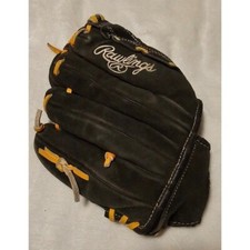 Rawlings Savage 10.5 in Baseball Glove Cushion Palm Leather Right Hand Player
