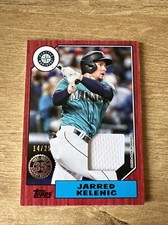 2022 Series 2 1987 Topps Baseball Relics Red 14/25 Jarred Kelenic #87BR-JK