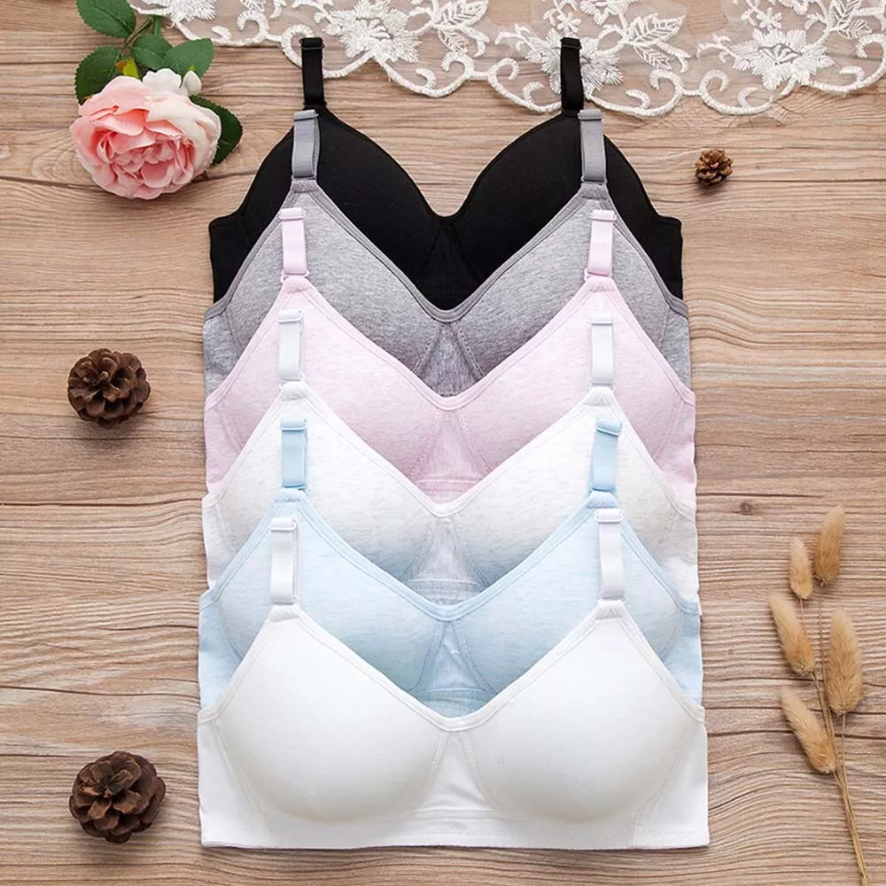 UK Wireless Ladies Bra Small Chest Women Bras Soft Light Padds Lingerie  Bralette