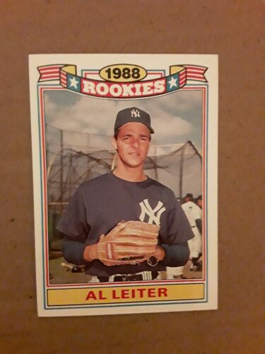 1989 Topps Al Leiter Commemorative Rookie Baseball Card 15 New York 