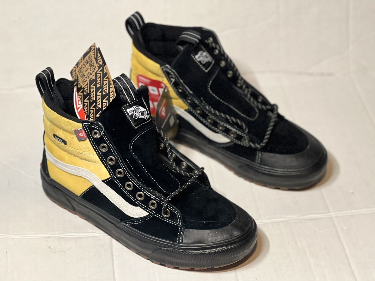 Vans Sk8 Hi MTE 2 Black Yellow VN0A5HZZY23 Men Size 8.5 
