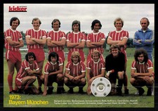 FC Bayern München Kicker Mannschaftsbild Deutscher Meister 1973 + G 42047