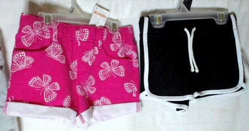 5 PRS GAP KIDS GYMBOREE GIRLS DENIM SHORTS ADJUSTABLE WAIST SIZE 5 REG (3 NWT) - Picture 4 of 7