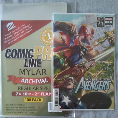 MYLAR/MYLITES 2 & ACID FREE BACKING BOARDS  COMIC PRO STANDARD SIZE  10 OF EACH.