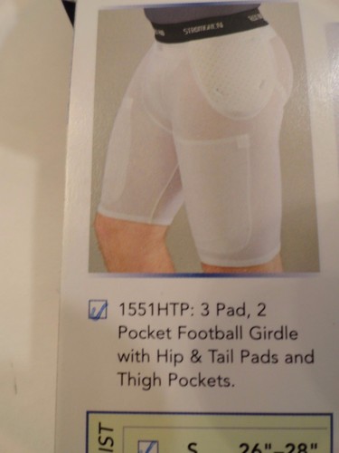Pantaloncini da basket Stromgren adulti 3 pad 5 tasche calcio cintura a compressione - Foto 7 di 14