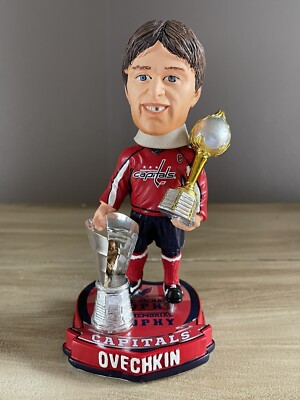 ALEX OVECHKIN Washington Capitals NHL Award Trophies 5” Bobblehead #/288  NIB!