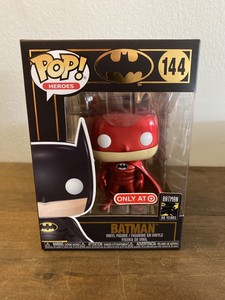 red metallic batman funko