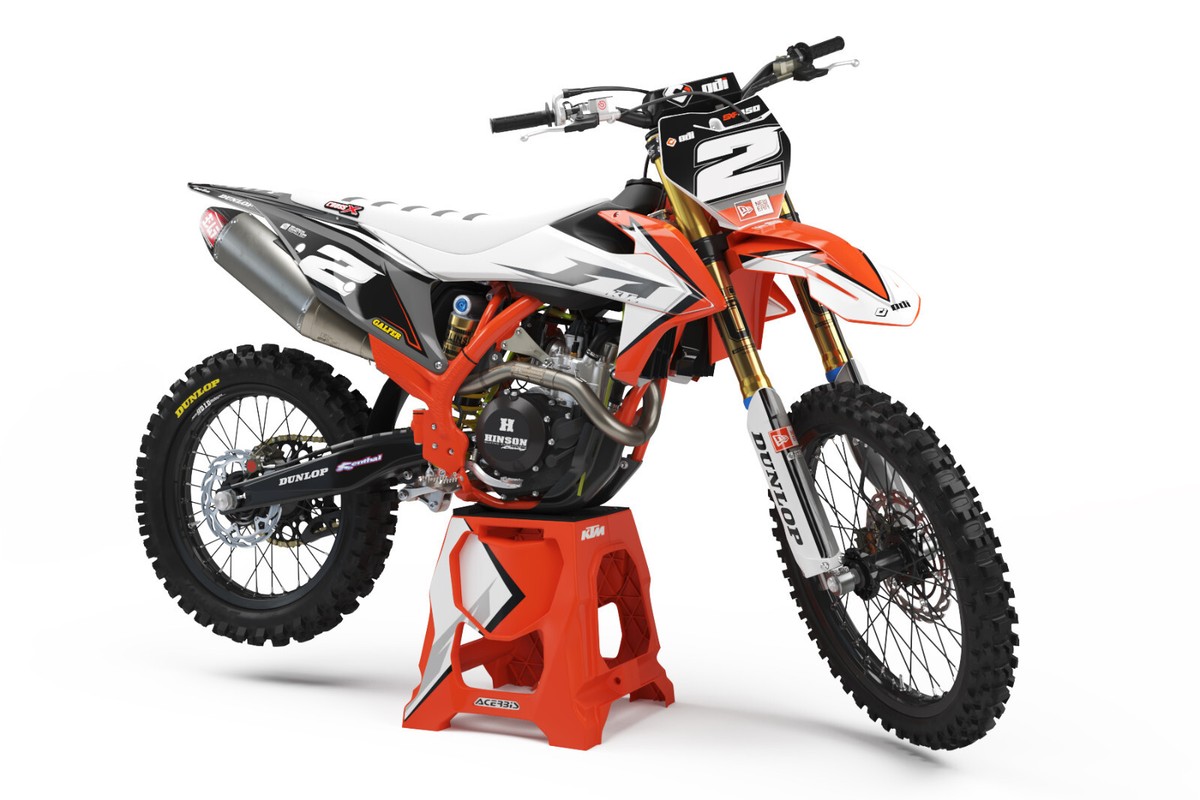 KTM DUO Racing Graphics Kit fits KTM 16-18 SX SXF XC XCF 125 150