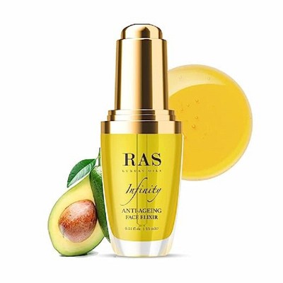 RAS Luxury Oils 24K Gold Radiance Elixir Face Serum For Glowing Skin 6 Ml