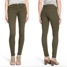 Rag Bone Skinny Jeans in Army Green Size 25