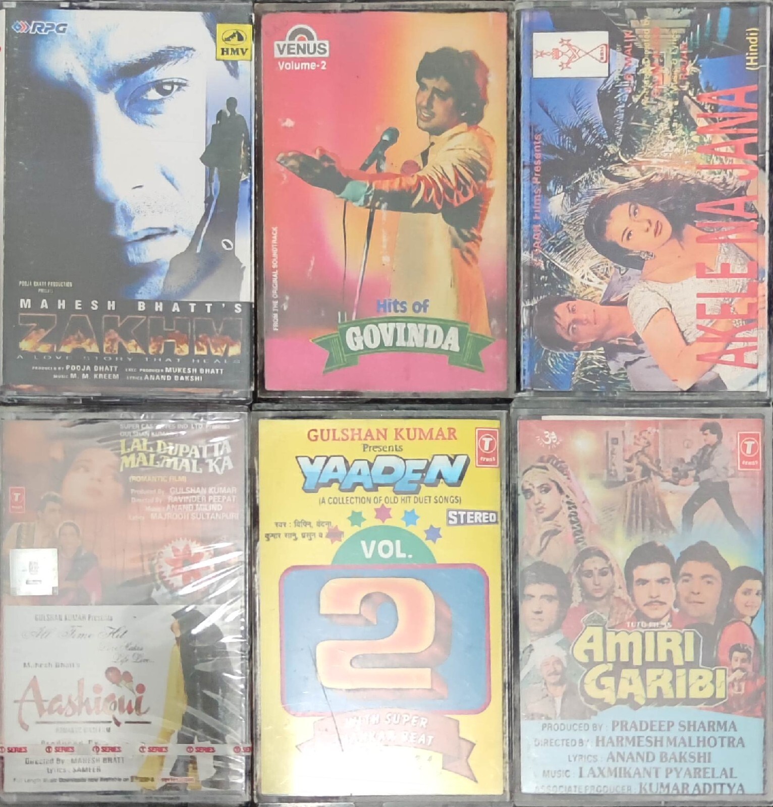 Bollywood (80+90) audio cassettes eBay