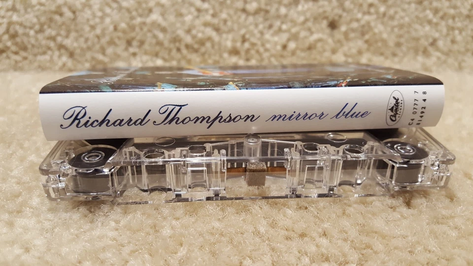 Vintage 1994 Cassette Tape Richard Thompson Mirror Blue Capitol Records Foto 4 de 4