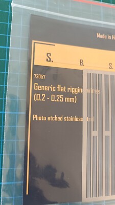 S.B.S. Model 1/72 Generic Flat Rigging Wires (0.2 - 0,25mm) 72057