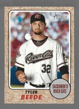 TYLER BEEDE 2017 TOPPS HERITAGE MINOR LEAGUE #185