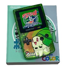 Nintendo Game Boy Color GBC Q5 IPS LCD Pokemon UV CHIKORITA System